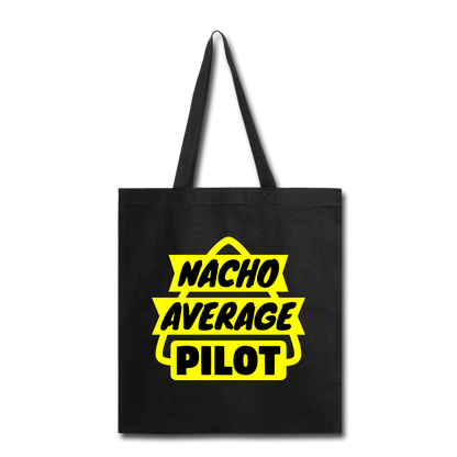 Nacho Average Pilot - Tote Bag - black