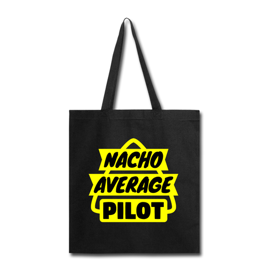 Nacho Average Pilot - Tote Bag - black