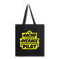 Nacho Average Pilot - Tote Bag - black