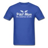 Pilot Mom - Cooler - White - Unisex Classic T-Shirt - royal blue