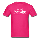 Pilot Mom - Cooler - White - Unisex Classic T-Shirt - fuchsia