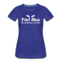 Pilot Mom - Cooler - White - Women’s Premium T-Shirt - royal blue