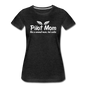 Pilot Mom - Cooler - White - Women’s Premium T-Shirt - charcoal gray