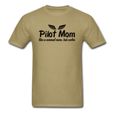 Pilot Mom - Cooler - Black - Unisex Classic T-Shirt - khaki