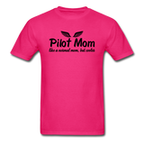 Pilot Mom - Cooler - Black - Unisex Classic T-Shirt - fuchsia