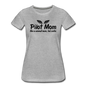 Pilot Mom - Cooler - Black - Women’s Premium T-Shirt - heather gray