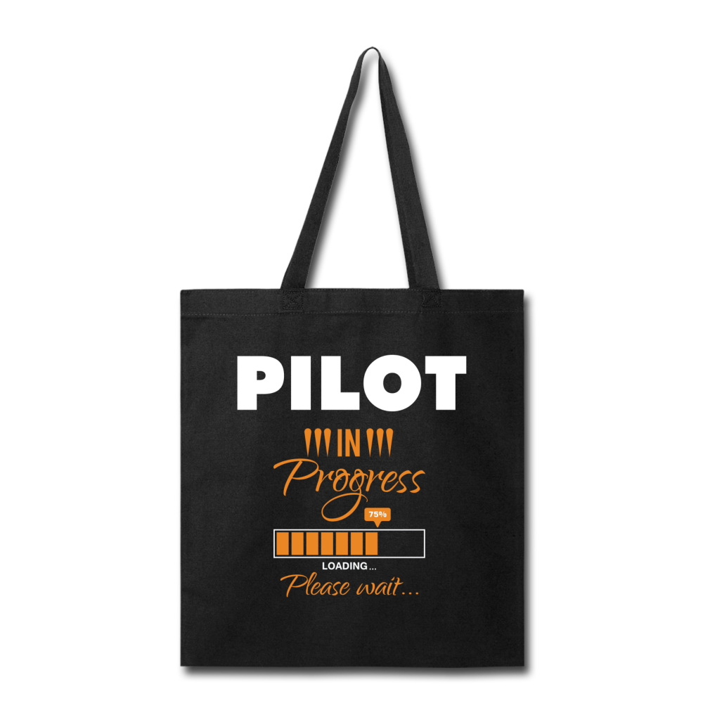 Pilot In Progress - Tote Bag - black