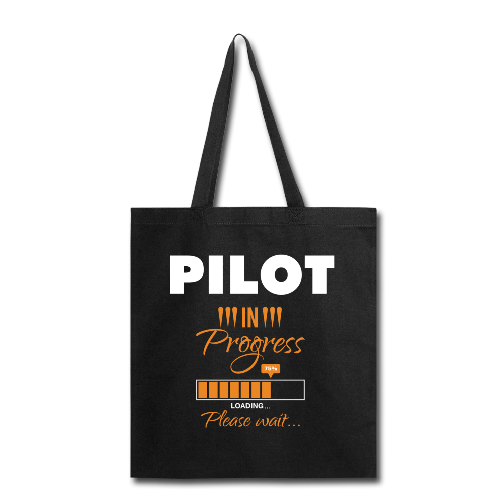 Pilot In Progress - Tote Bag - black