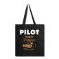 Pilot In Progress - Tote Bag - black