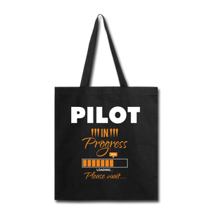 Pilot In Progress - Tote Bag - black