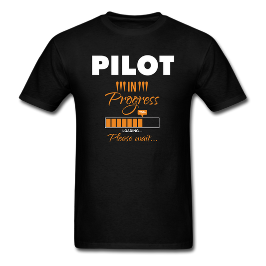 Pilot In Progress - Unisex Classic T-Shirt - black