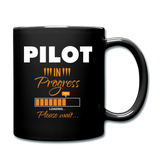 Pilot In Progress - Full Color Mug - black