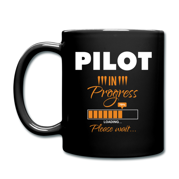 Pilot In Progress - Full Color Mug - black