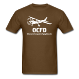 OCFD - White - Unisex Classic T-Shirt - brown