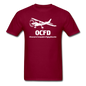 OCFD - White - Unisex Classic T-Shirt - burgundy