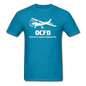 OCFD - White - Unisex Classic T-Shirt - turquoise