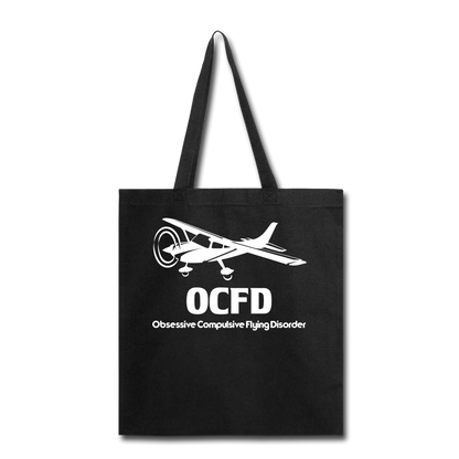 OCFD - White - Tote Bag - black