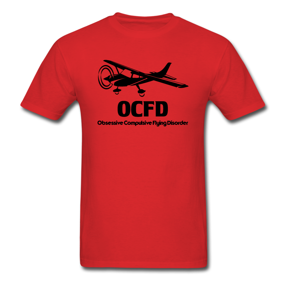 OCFD - Black - Unisex Classic T-Shirt - red