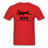 OCFD - Black - Unisex Classic T-Shirt - red