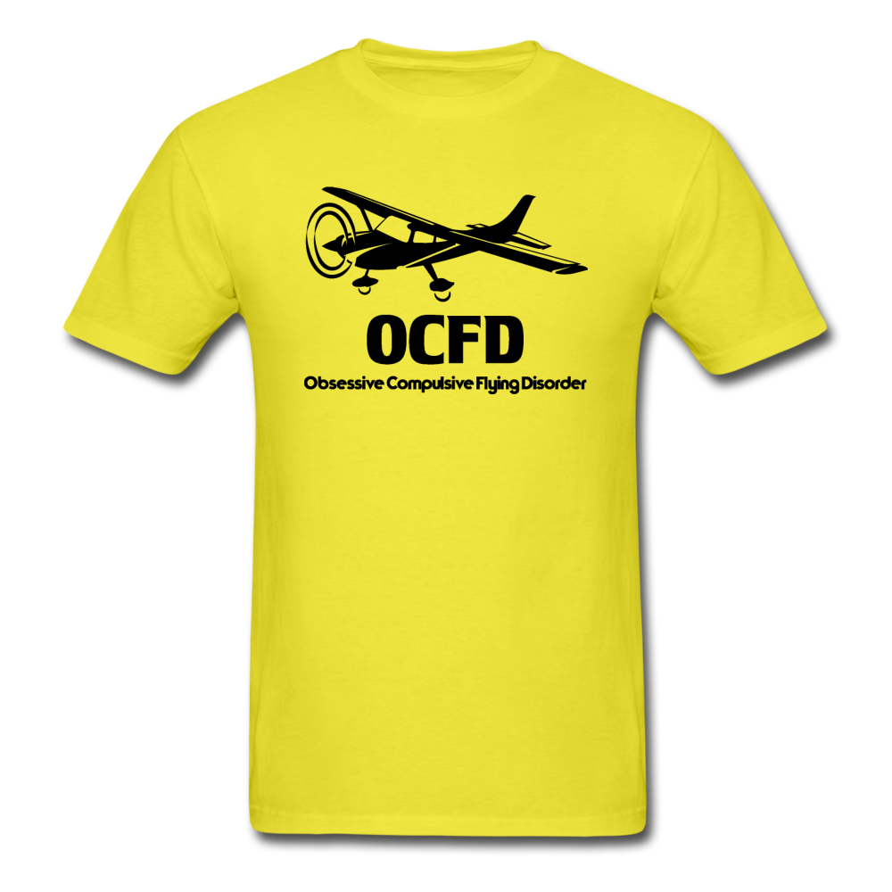 OCFD - Black - Unisex Classic T-Shirt - yellow