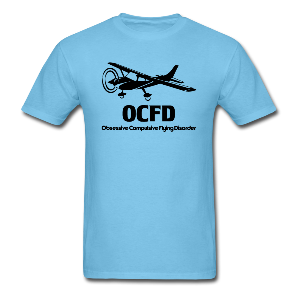 OCFD - Black - Unisex Classic T-Shirt - aquatic blue