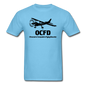 OCFD - Black - Unisex Classic T-Shirt - aquatic blue