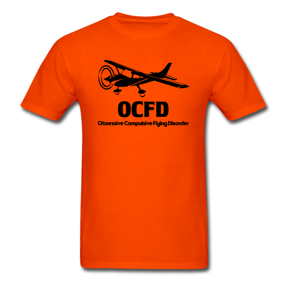 OCFD - Black - Unisex Classic T-Shirt - orange