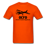 OCFD - Black - Unisex Classic T-Shirt - orange