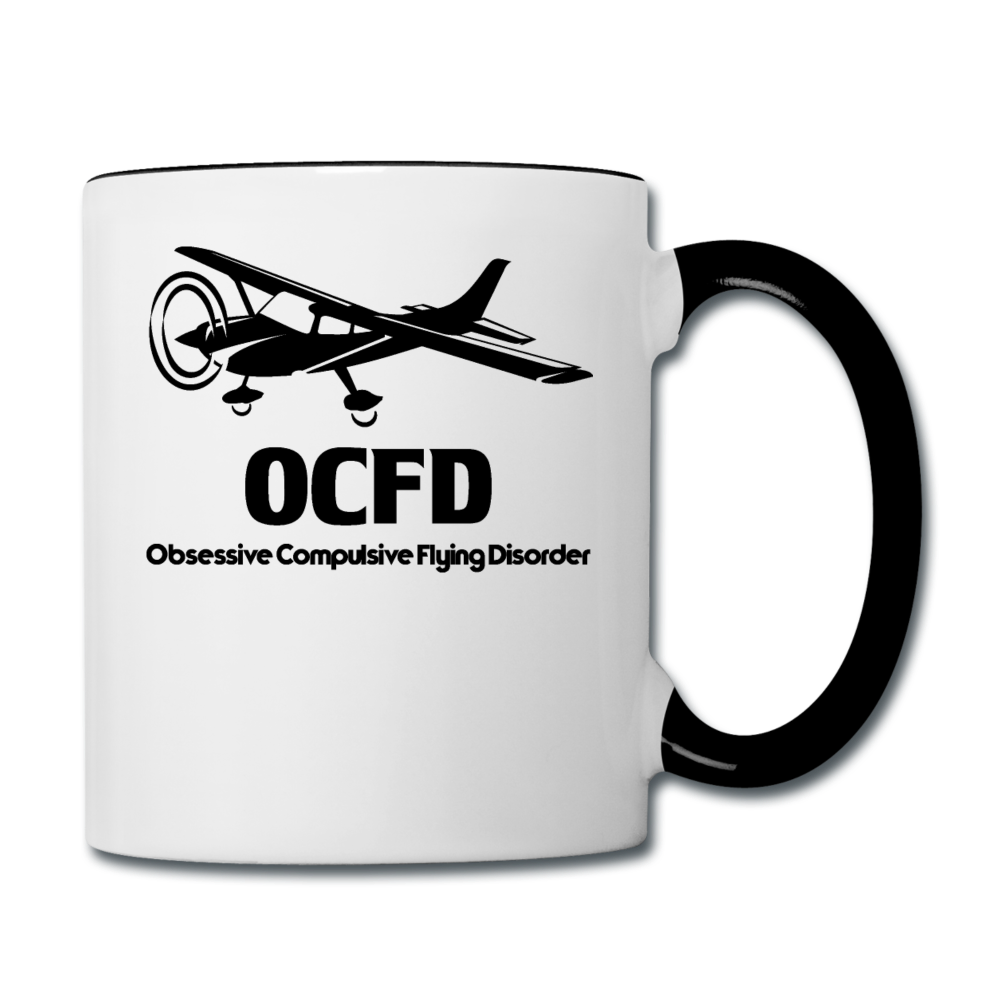 OCFD - Black - Contrast Coffee Mug - white/black