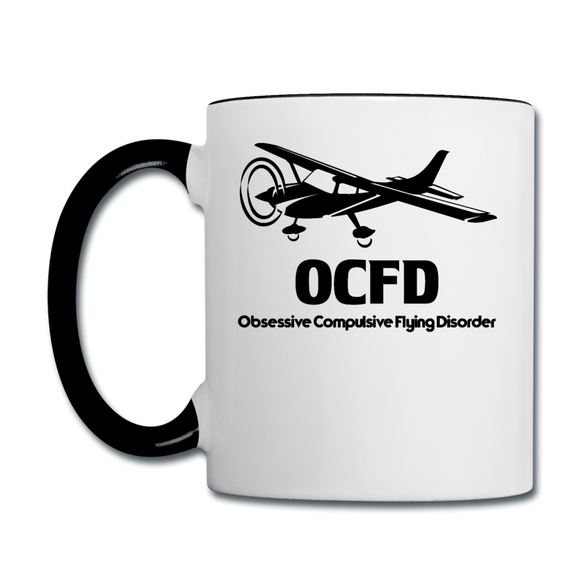 OCFD - Black - Contrast Coffee Mug - white/black