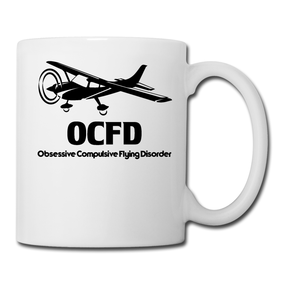 OCFD - Black - Coffee/Tea Mug - white