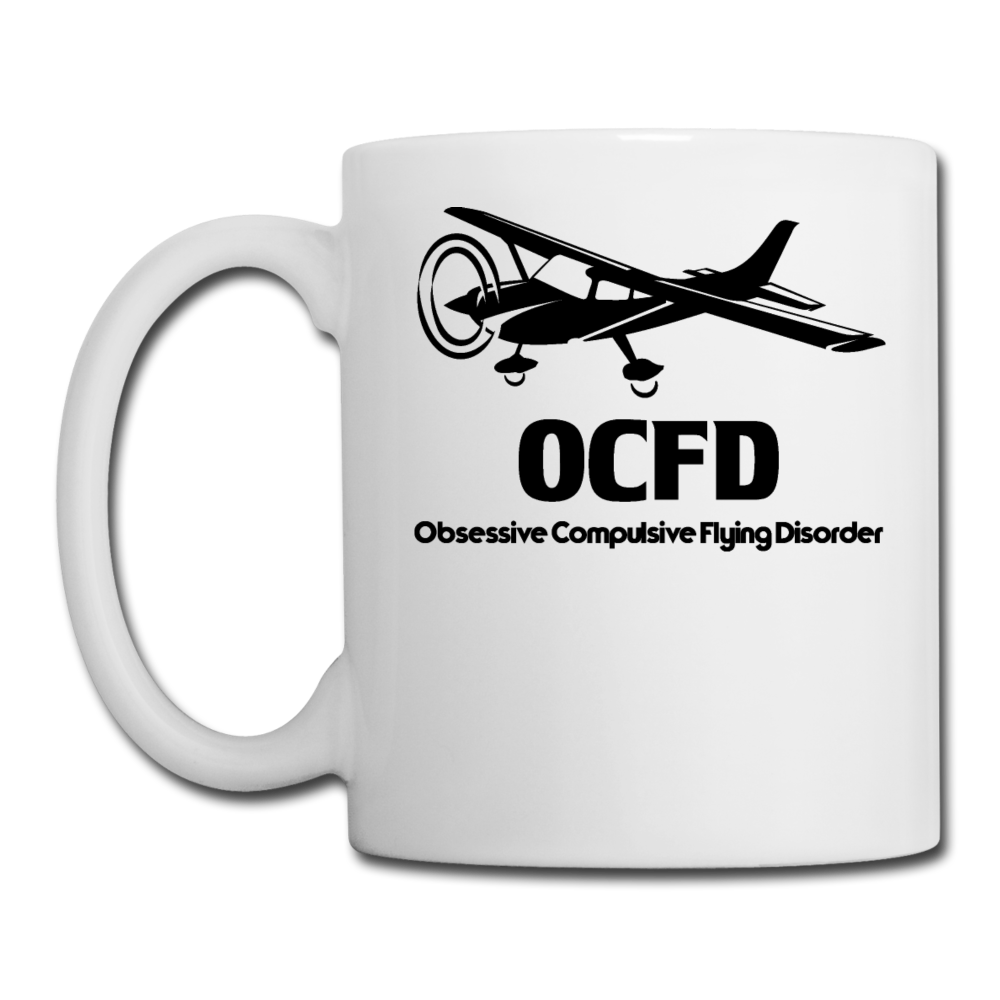 OCFD - Black - Coffee/Tea Mug - white