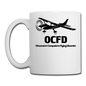 OCFD - Black - Coffee/Tea Mug - white