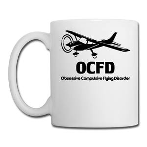 OCFD - Black - Coffee/Tea Mug - white