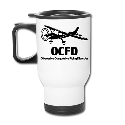 OCFD - Black - Travel Mug - white