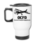 OCFD - Black - Travel Mug - white