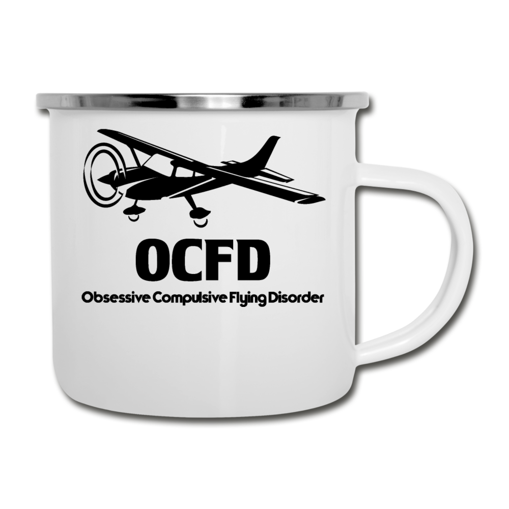 OCFD - Black - Camper Mug - white