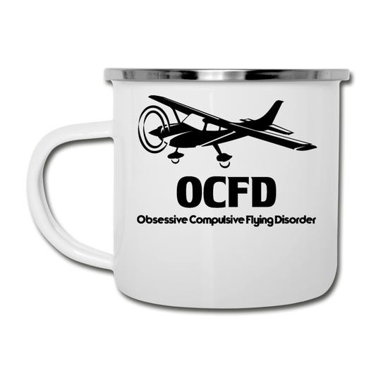 OCFD - Black - Camper Mug - white