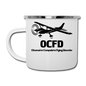 OCFD - Black - Camper Mug - white