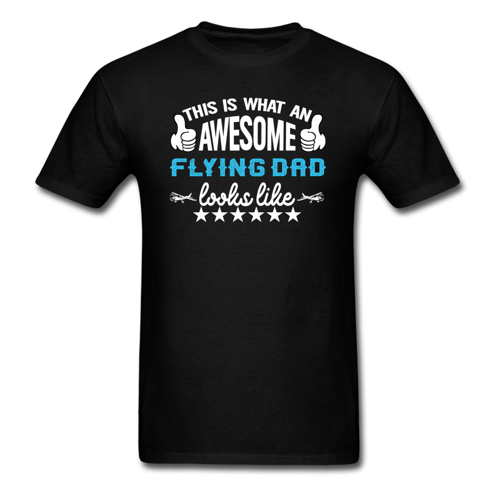 Awesome Flying Dad - Unisex Classic T-Shirt - black