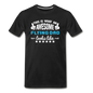 Awesome Flying Dad - Men's Premium T-Shirt - black