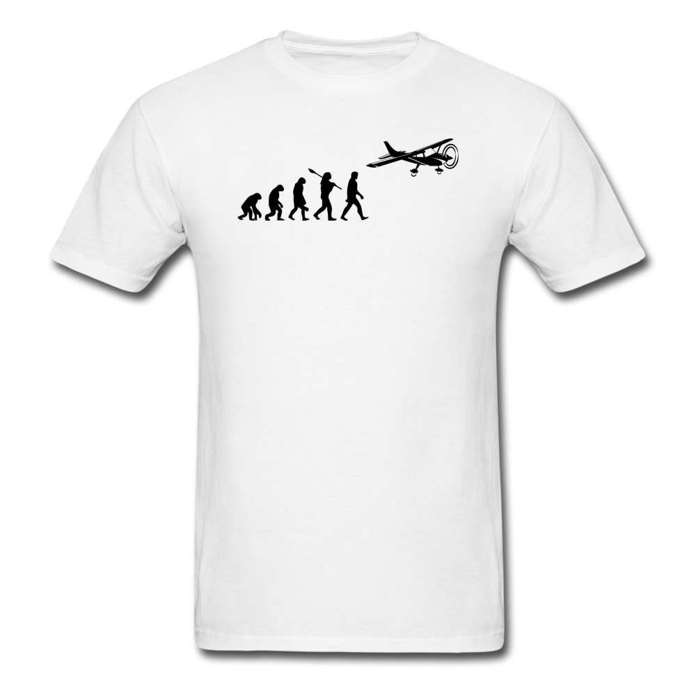 Evolution - Airplane - Black - Unisex Classic T-Shirt - white