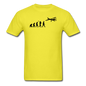 Evolution - Airplane - Black - Unisex Classic T-Shirt - yellow