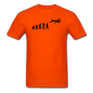 Evolution - Airplane - Black - Unisex Classic T-Shirt - orange