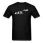 Evolution - Airplane - White - Unisex Classic T-Shirt - black