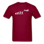 Evolution - Airplane - White - Unisex Classic T-Shirt - burgundy