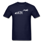 Evolution - Airplane - White - Unisex Classic T-Shirt - navy