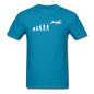 Evolution - Airplane - White - Unisex Classic T-Shirt - turquoise