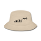 Evolution - Airplane - Black - Bucket Hat - cream