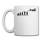 Evolution - Airplane - Black - Coffee/Tea Mug - white